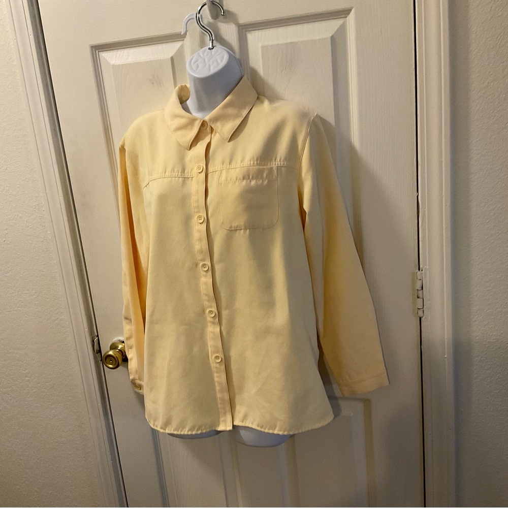 Cream Button-Up Shirt